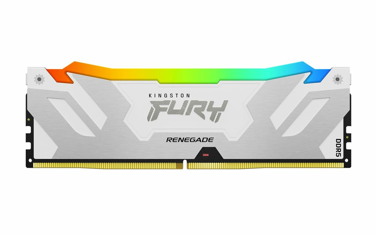 KINGSTON DDR5 16GB 6400MHz CL32 FURY RENEGADE WHITE RGB XMP