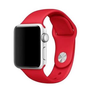Czerwony silikonowy pasek Mercury do Apple Watch 42/44/45mm na Apple Watch - Mercury