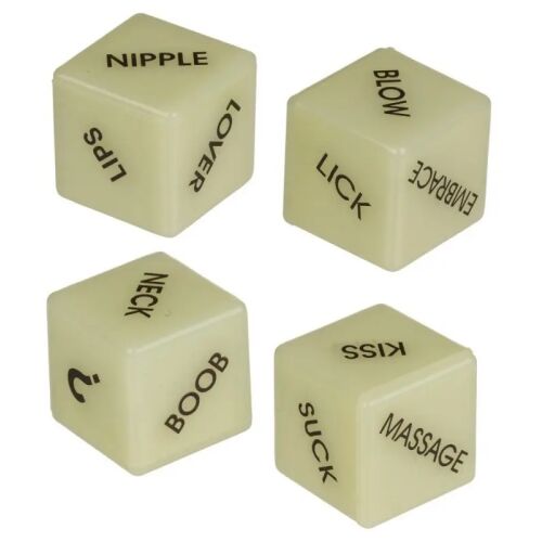 Love Dice erotikus szavakkal, mint Mellbimbó, Ajak, Fúj, Csók, Masszázs - Ajándéktárgy