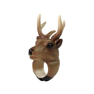 Animal Empire Szarvasfej Ujjbáb Gyűrű Játék - Lean Toys