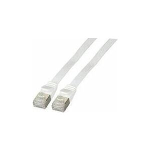 EFB Kabel płaski RJ45 U / FTP, kat. 6A, PVC, 2 m, biały 133159183 - Kabel