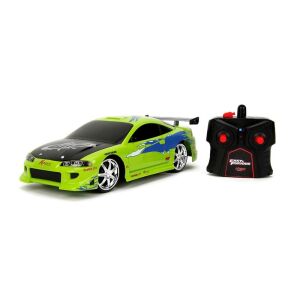 Jada Toys Fast & Furious RC 1995 Mitsubishi Eclipse 1:16 scară cu telecomandă - Vehicul cu telecomandă