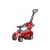 Lean Sport Rider červené tlačné autíčko s rukoväťou pre rodičov, pohľad z uhla