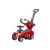 Lean Sport Rider červené tlačné autíčko s rukoväťou pre rodičov, pohľad z uhla