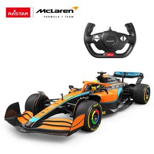 Samochód Rastar McLaren F1 MCL36 R/C z pilotem, pełny widok - Pojazd zdalnie sterowany