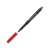 Faber-Castell Multimark permanent marker, red, 0.4mm, with eraser, cap off