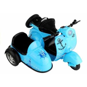 Motocicletă jucărie Lean Sport Models Motors cu ataș, albastru - Jucării