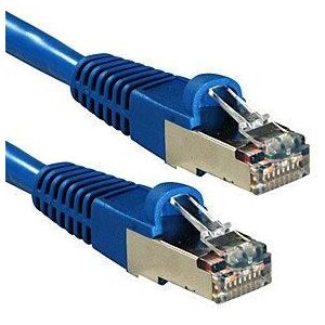 Kabel krosowy LINDY Cat6A S/FTP PIMF LSOH niebieski 7,50 m 133169361 - Kabel UTP