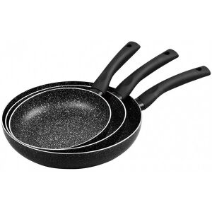 Patelnia KingHoff zestaw 20 24 28cm 133169965 - Patelnia, Serwis obiadowy, Nóż kuchenny, Zestaw sztućców i Stopy