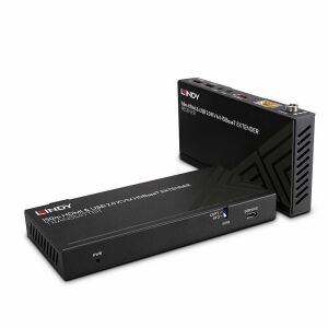 LINDY 150m Cat.6 HDBaseT KVM Extender, HDMI 4K60, USB 2.0&IR 133170848 - KVM Switch