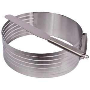 ÁLLÍTHATÓ TORTAFORMA KEKSZVÁGÓ KÉSSEL 1161 TORTÁHOZ