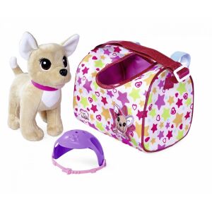 Pluszowy piesek Chi Chi Love Grand Tour, kask i torba transportowa - Interaktywna gra dla dzieci, LEGO DUPLO, Indiański namiot, Gra rozwojowa dla małych dzieci, Interaktywny pluszak i Plusz