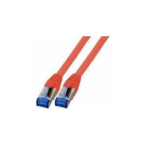 EFB Patchcord RJ45 S / FTP, Cat.6A, Cat7 TPE superflex, 0,15 m, czerwony 133180879 - Kabel