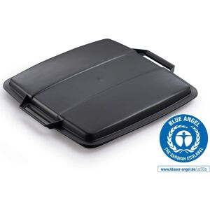 Deckel durabil durabil ECO pentru DURABIN 90L quadratisch negru 133181598 - Capace pentru containere de gunoi