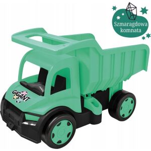 Camion basculant gigant cu cameră de smarald 132943157 - Mașină de lucru pentru copii