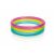Intex Rainbow inflatable baby pool isolated on white