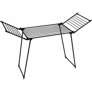 PROMIS SU120 czarna suszarka na pranie, składana - Suszarka do ubrań