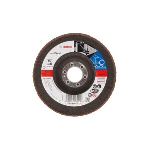 Bosch X571 Best for Metal 125mm P60 Schleifmoptik für Winkelschleifer - Zubehör für Schleifmaschinen