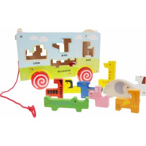 iBox fa busz kirakós játék (W05C066)