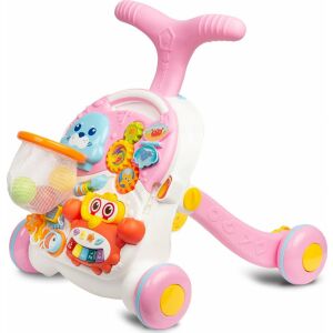 Toyz PUSH-TABEL 2 IN 1 SPARK ROZ 132859546 - Premergatoare, Premergatoare și Jocuri de dezvoltare pentru copii mici
