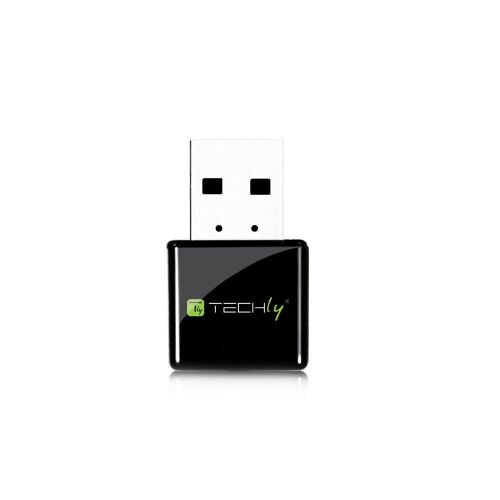 Techly Wireless USB Wi-Fi 300N 2,4-GHz-Mini-Netzwerkkarte 132859752
