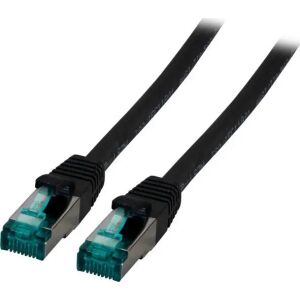 EFB EFB RJ45 Patchkabel S/FTP, Cat.6A, LSZH, 10m, schwarz 133188190 - Kabel