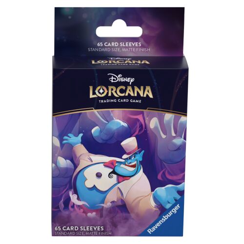 Disney Lorcana TCG kártyavédő, standard méret, matt felület, Dzsinn grafikával