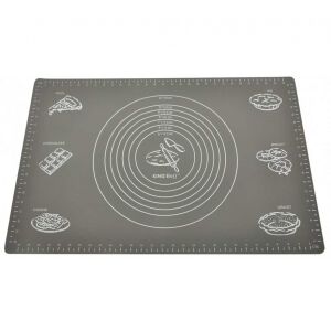 KINGHOFF KH-1627 Covoraș de Copt din Silicon 60x40cm, Covoraș Antiaderent pentru Aluat cu Măsurători - Ustensile de bucătărie