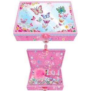 Cutie muzicala cu accesorii, Pecoware, Carton, Fluturi, 3+, Multicolor 133189291 - Jurnale