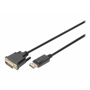 Kabel Digitus DisplayPort - DVI-D 3m czarny (DB-340301-030-S) 132863295 - Konwerter DisplayPort