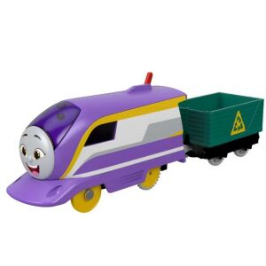 Thomas și Prietenii Kana Tren Motorizat cu Vagon de Marfă - Tren, element feroviar, autostradă