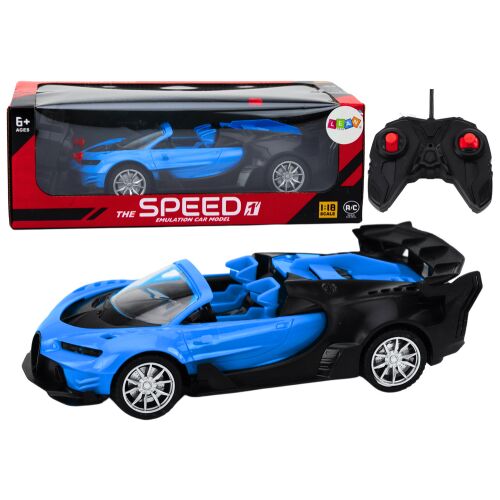 Auto sports RC 1:18 kék