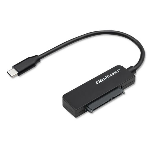 Qoltec Adapter SATA | Przejściówka na dysk SSD HDD 2.5" | USB-C | Super speed 5Gb/s | 2TB | 19cm 132872250