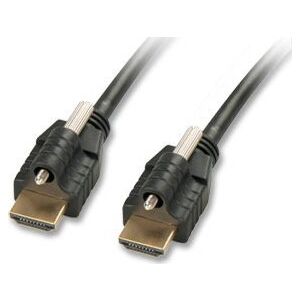 LINDY Kabel HDMI z Ethernetem i blokadą wtykową 2x typu A/A 5m 133193497 - Lindy Kabel HDMI