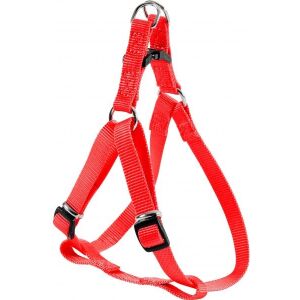 Zolux Szelki nylon "step in" 15 mm czerwone 133195243 - Uprząż dla zwierząt