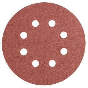 Discuri abrazive din grafit (discuri abrazive 125 mm, K100, 5 buc., cu 8 găuri) 133195350 - Hârtii abrazive