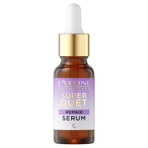 Eveline Super Duet Repair Szérum Retinollal, 18ml, üveg közelről