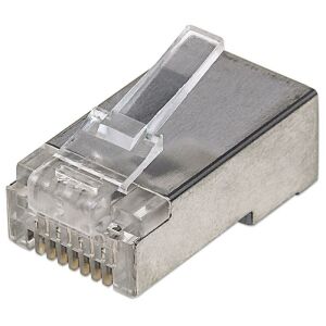 INTELLINET Modularstecker RJ45 Cat5e STP 3-Punkt 100 Stk. 140183344 - Intellinet