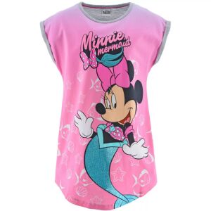 Disney Minnie Mouse Mermaid Girl's Pink Nightgown - Kids' Pajama & Nightgown