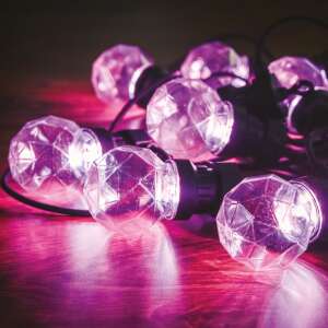 Dekor Trend - Varázskert Színváltozós LED Fénysor - 5m - 10 Egő
