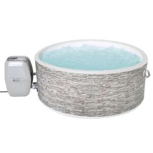 Lay-Z-Spa Vancouver AirJet Plus 155x66cm kerek Felfújható jakuzzi #szürke (HMC 029)
