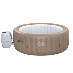 Lay-Z-Spa Palm Springs Airjet 196x71 cm kerek Felfújható jakuzzi #krém (HMC 010)