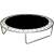 244cm trampoline with safety net, blue, no ladder, max 80kg weight capacity, GTR brand