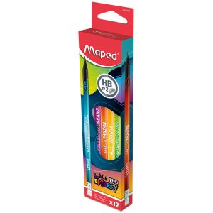 Bleistift mit Radiergummi Energy HB 12 Stück MAPED 138976258 - Stifte & Bleistifte