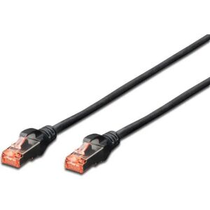 DIGITUS Patchkabel Cat5e SF/UTP Ste. RJ45  2,00m schwarz Polybeutel 132879979 - FTP-Kabel