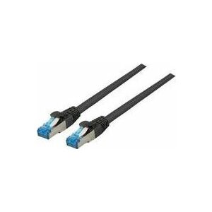 EFB Patchcord RJ45 S / FTP, kat. 6A, kat. 7 RohCable TPE superflex, 5m, czarny (K5525FSW.5) 132880131 - Kabel UTP