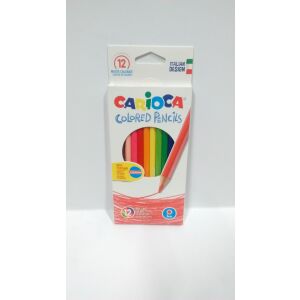 Set Carioca de 12 creioane colorate, design italian, pentru desen, schițe și colorat - Carioca Creioane colorate