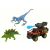 Dinoszaurusz szett 2db+auto kék rakétával 133203291