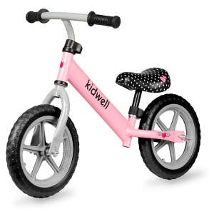 Kidwell Rebel Rebel Running Bike 12" - Polka dots #pink-black 42143704 Biciclete copii
