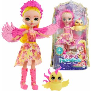 Mattel Enchantimals Royals Falon Sunrise lalka i figurka feniksa - Mattel Baba